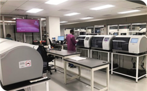 Photo showing digital pathology machines