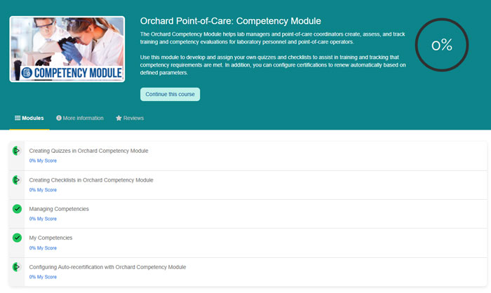 OPOC Competency Module eLearning Course